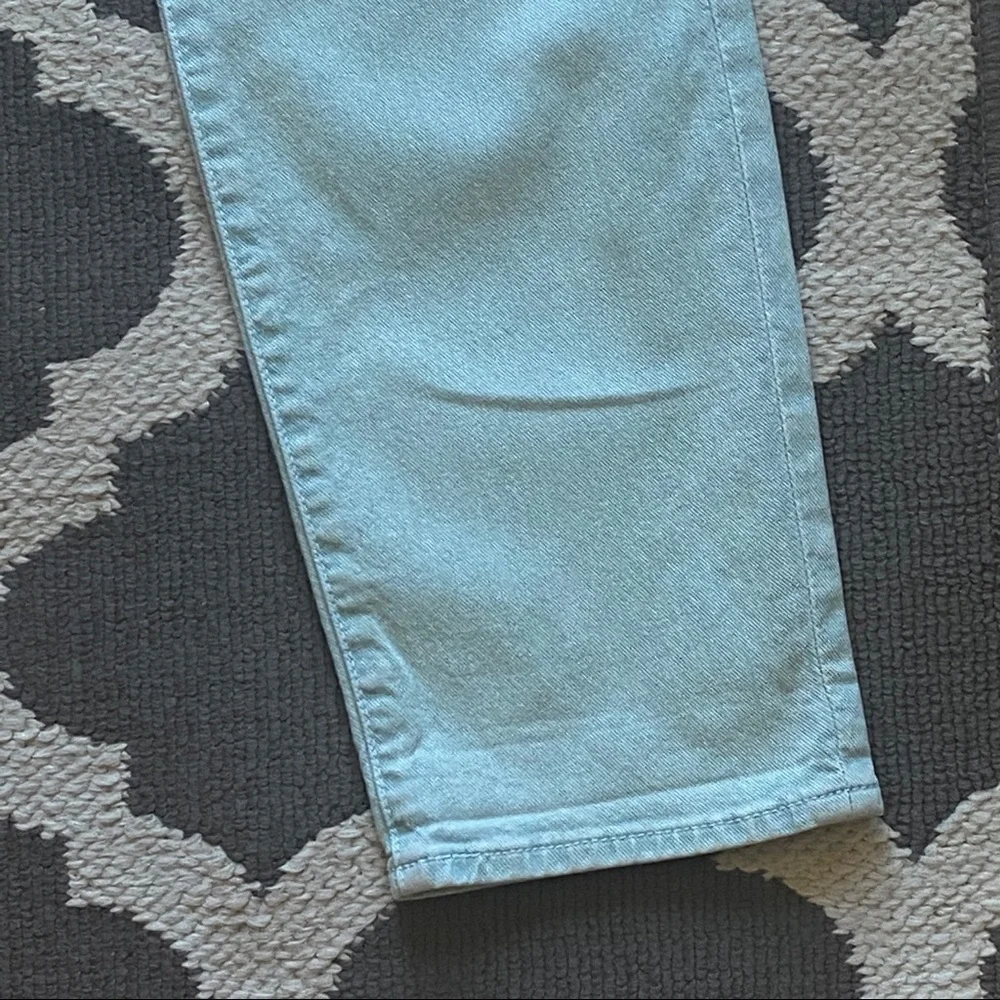 7 for All Mankind Josefina Pants Aqua Green Size 27